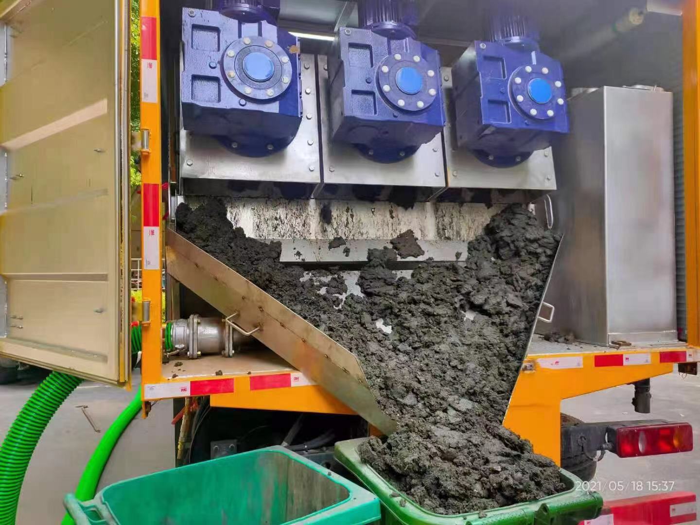 周村化粪池清掏城市维护站-泥浆净化干湿分离处理